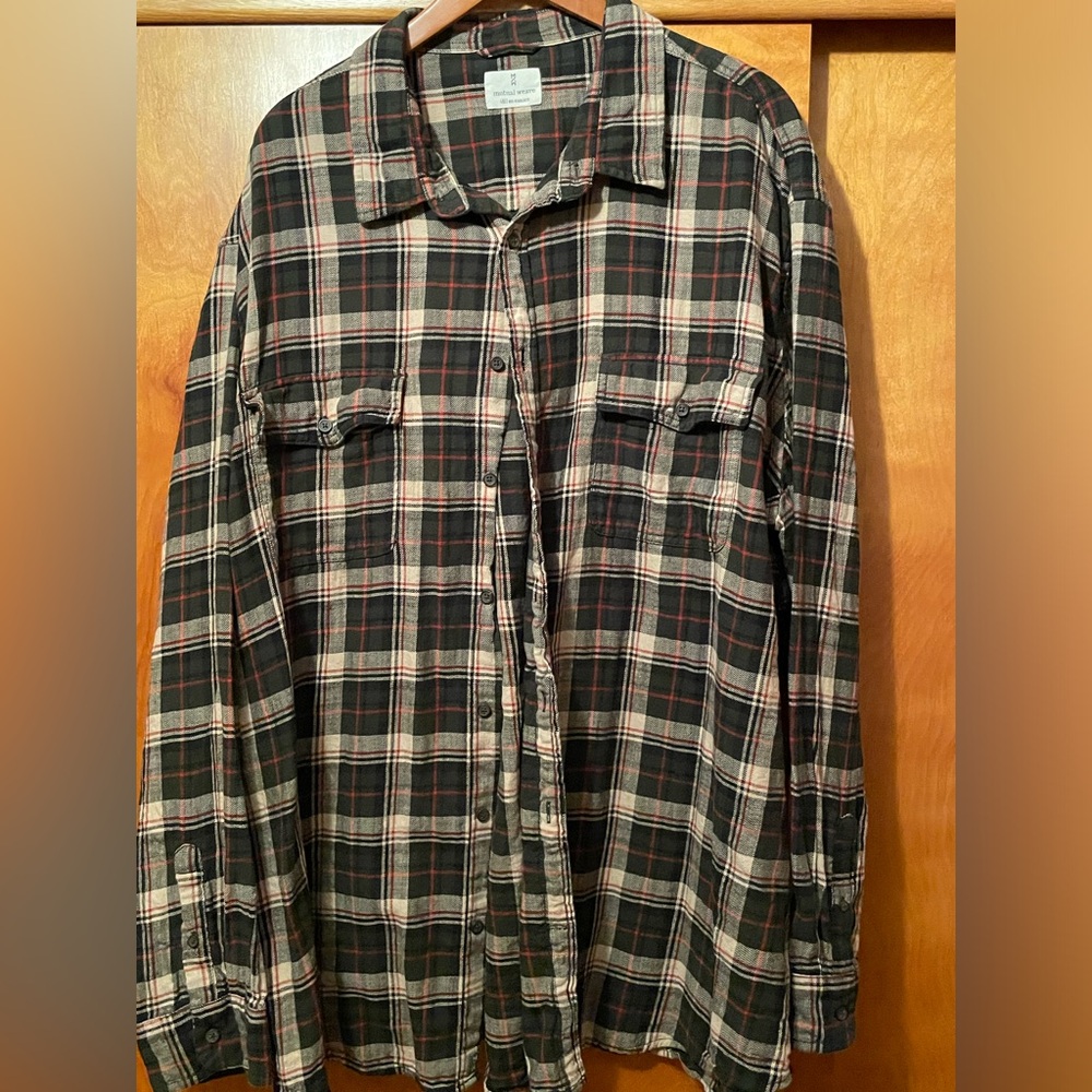 Mutual Weave Flannel Shirt 4XLT